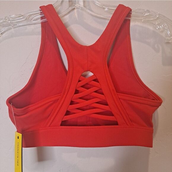EleVen Zip up Sports Bra Candy Red NWT XS - Picture 5 of 7